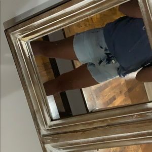 denim shorts